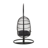 Lombard Rattan Hanging Chair by Christopher Knight Home - 400 lb limit