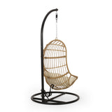 Lombard Rattan Hanging Chair by Christopher Knight Home - 400 lb limit