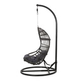 Lombard Rattan Hanging Chair by Christopher Knight Home - 400 lb limit