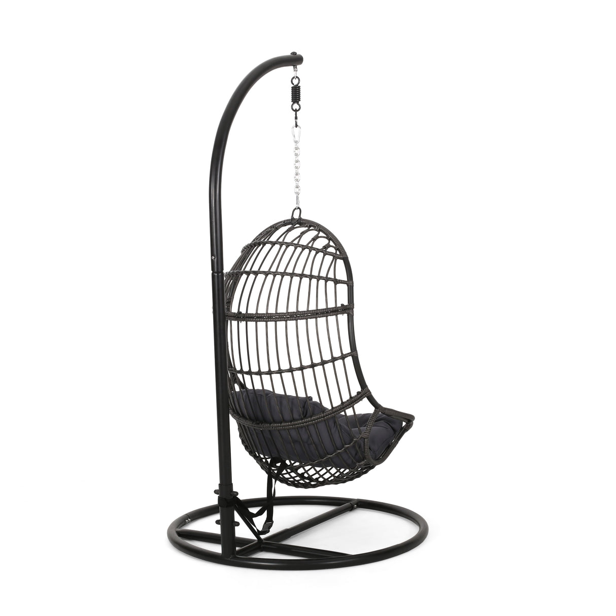 Lombard Rattan Hanging Chair by Christopher Knight Home - 400 lb limit