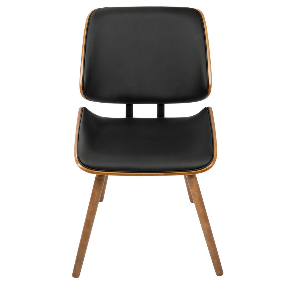 Lombardi Mid-Century Modern Upholstered Dining/Accent Chair (Set of 2)