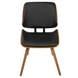 Lombardi Mid-Century Modern Upholstered Dining/Accent Chair (Set of 2)