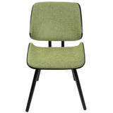 Lombardi Mid-Century Modern Upholstered Dining/Accent Chair (Set of 2)