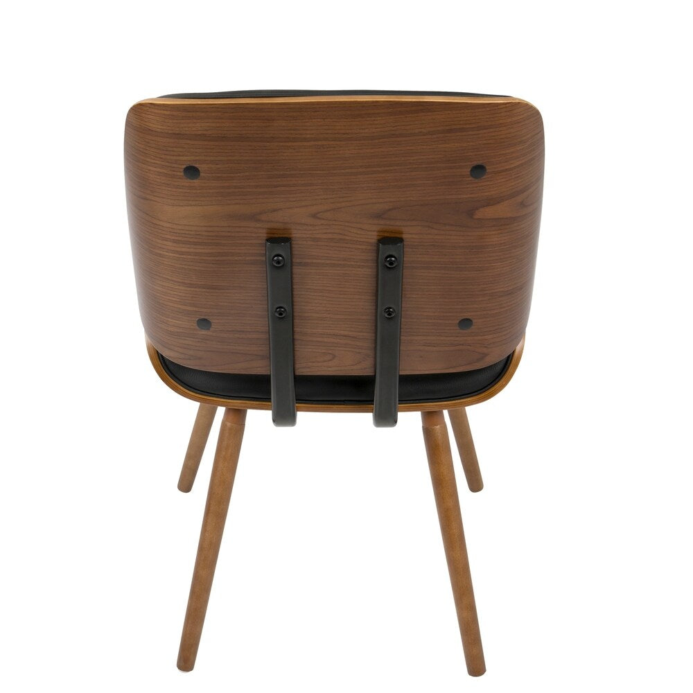 Lombardi Mid-Century Modern Upholstered Dining/Accent Chair (Set of 2)