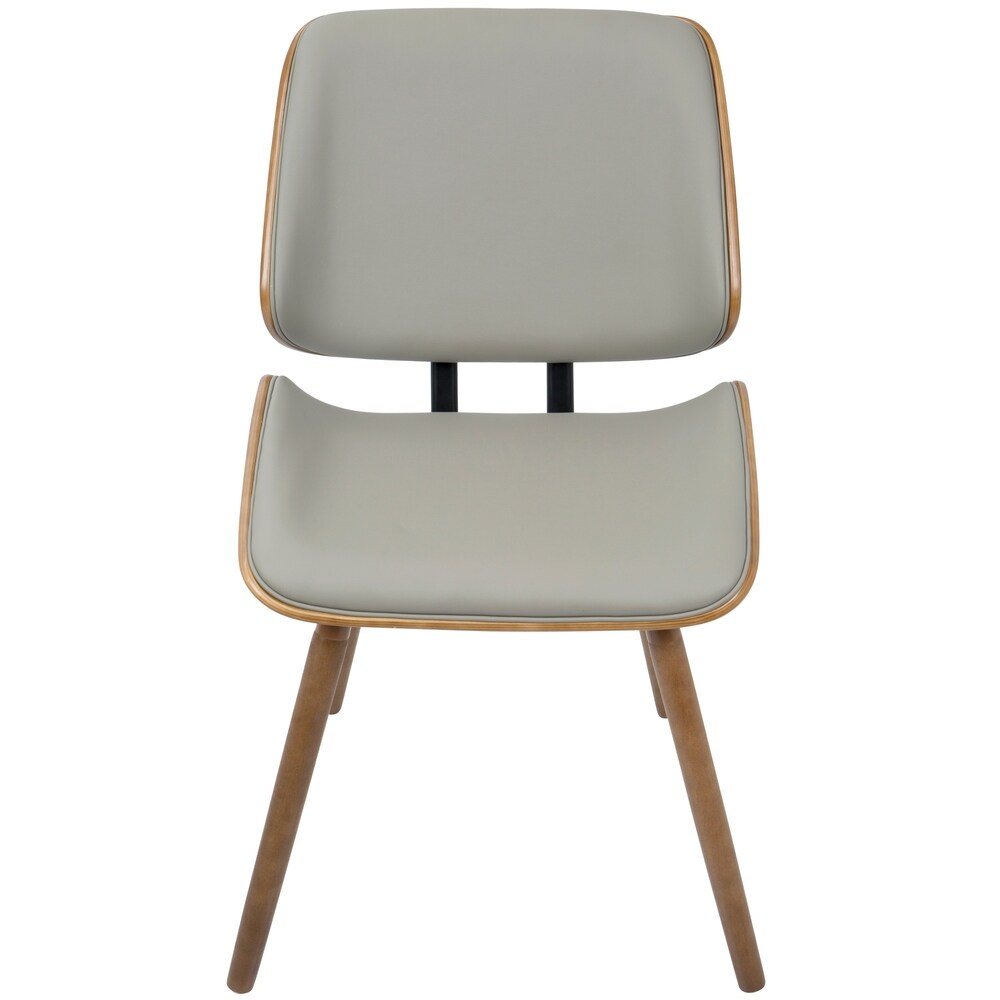 Lombardi Mid-Century Modern Upholstered Dining/Accent Chair (Set of 2)