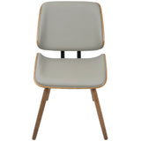 Lombardi Mid-Century Modern Upholstered Dining/Accent Chair (Set of 2)