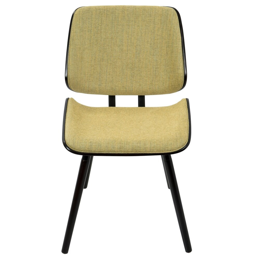 Lombardi Mid-Century Modern Upholstered Dining/Accent Chair (Set of 2)