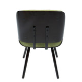Lombardi Mid-Century Modern Upholstered Dining/Accent Chair (Set of 2)