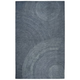 Alora Decor London Grey Swirl Hand-tufted Wool Rug