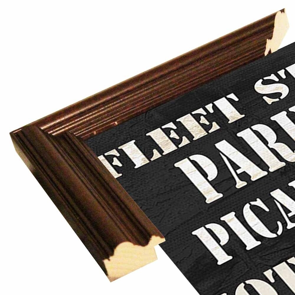 London Streets-WILWAY110707 Framed Print 50"x20" by Willow Way Studios, Inc.
