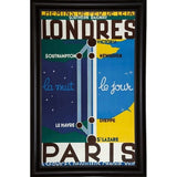 Londres Paris-VINAPP133624 Framed Print 20"x12.25" by Vintage Apple Collection