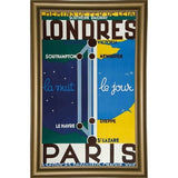 Londres Paris-VINAPP133624 Framed Print 20"x12.25" by Vintage Apple Collection