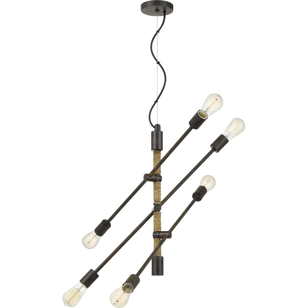The Gray Barn Stars Hollow Tarnished Bronze 6-light Sputnik Chandelier