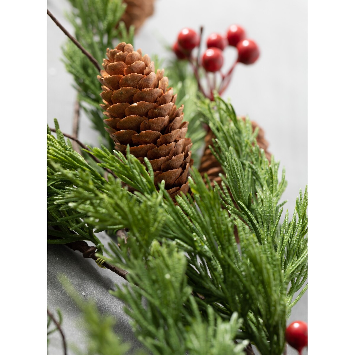 Sullivans Long Pine & Berry Artificial Spray