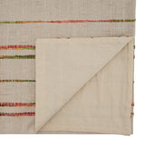 Long Table Runner With Woven Line Design