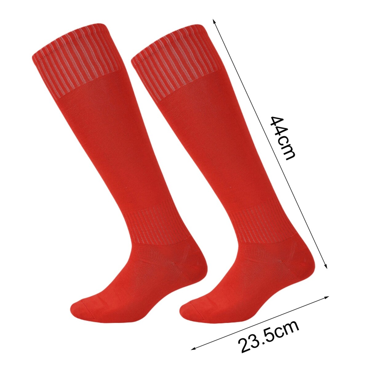 Long Tube Socks Breathable Sweat Absorption No Elastic Long Tube Socks For Playing Football