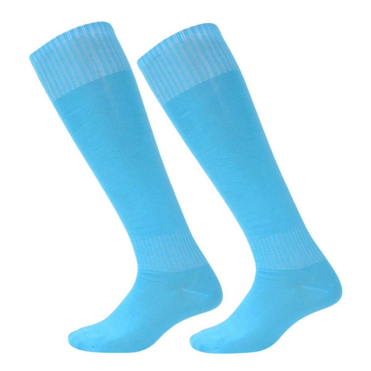 Long Tube Socks Breathable Sweat Absorption No Elastic Long Tube Socks For Playing Football