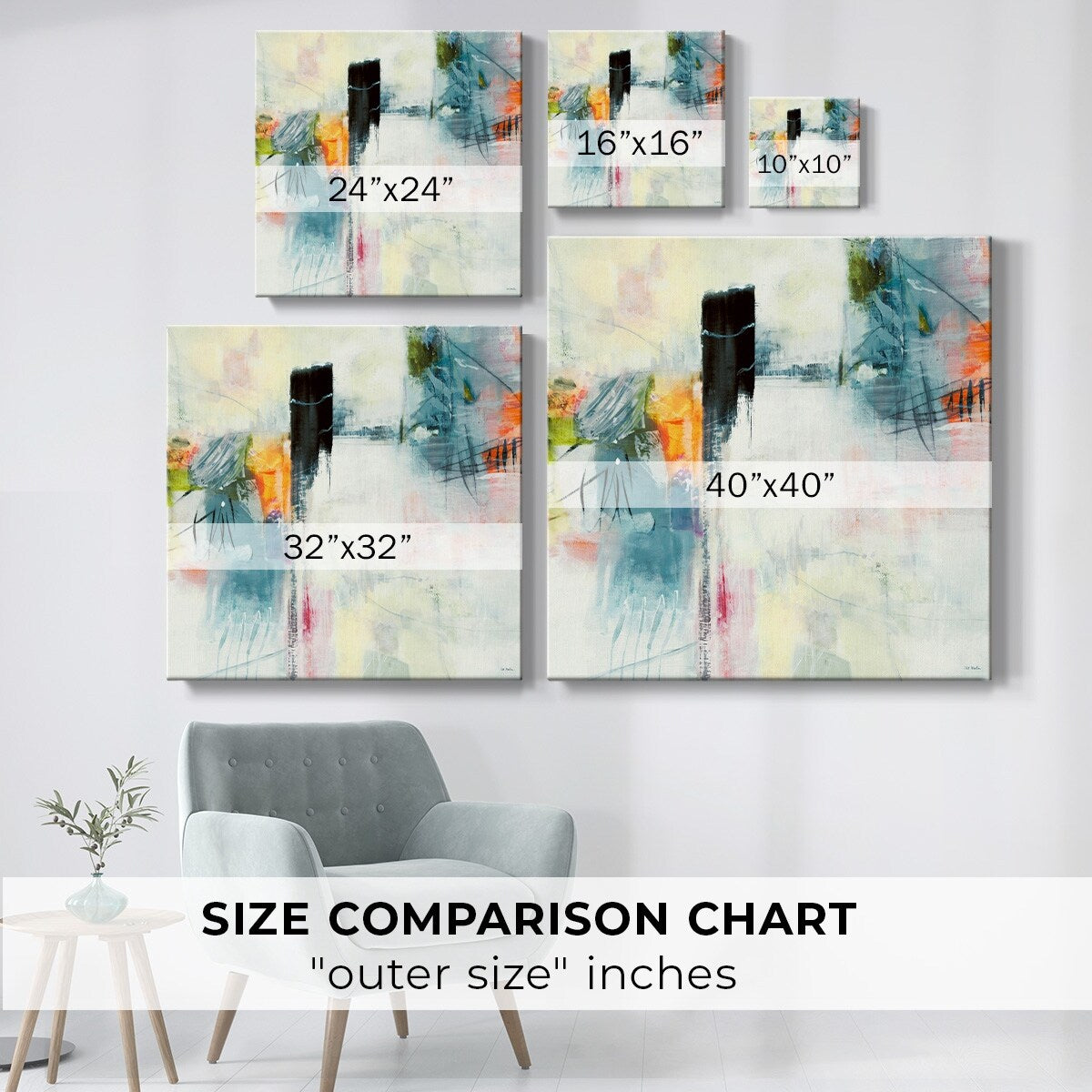 Looking-Gallery Wrapped Canvas
