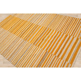 LoomBloom Beige 100% Wool Hand Woven Contemporary Oriental Area Rug - 5' 3'' x 7' 7''
