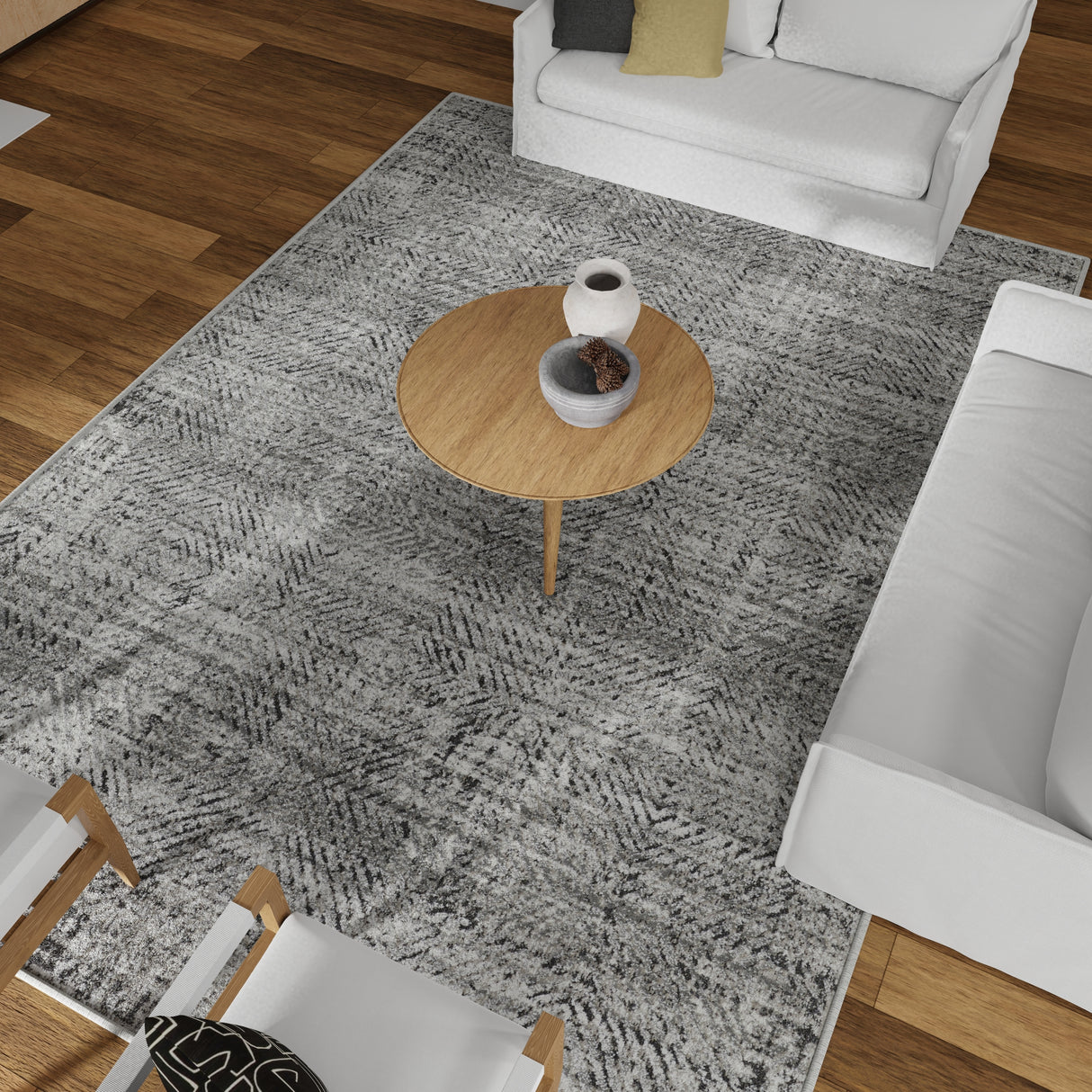 Loomaknoti Aysal Azebella Gray Area Rug