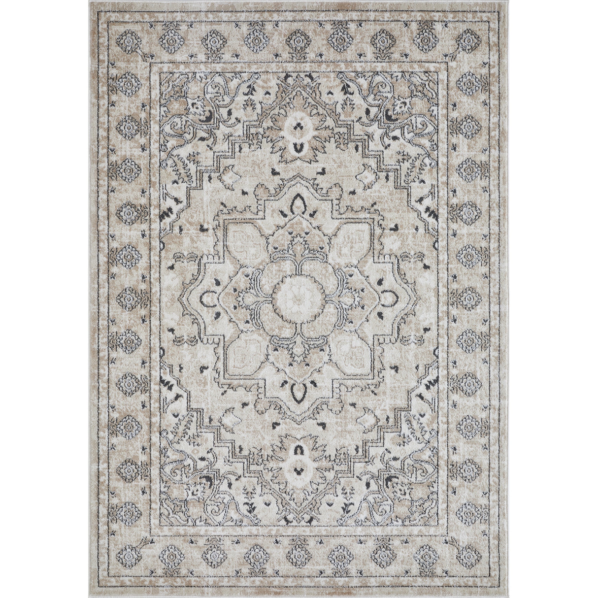 Loomaknoti Kehleigh Avalie Cream Area Rug