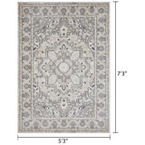 Loomaknoti Kehleigh Avalie Cream Area Rug