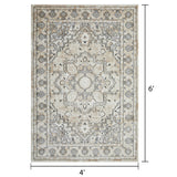 Loomaknoti Kehleigh Avalie Cream Area Rug