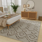Loomaknoti Taytum Rocey White Area Rug