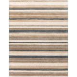 Loomed Green Madison Square Wool Area Rug - 8' x 10' - 8' x 10'