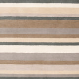 Loomed Green Madison Square Wool Area Rug - 8' x 10' - 8' x 10'