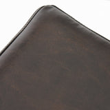 Lopez 30-inch Brown Reconstituted Bycast Leather (Recast) Backless Bar Stools (Set of 2) by Christopher Knight Home