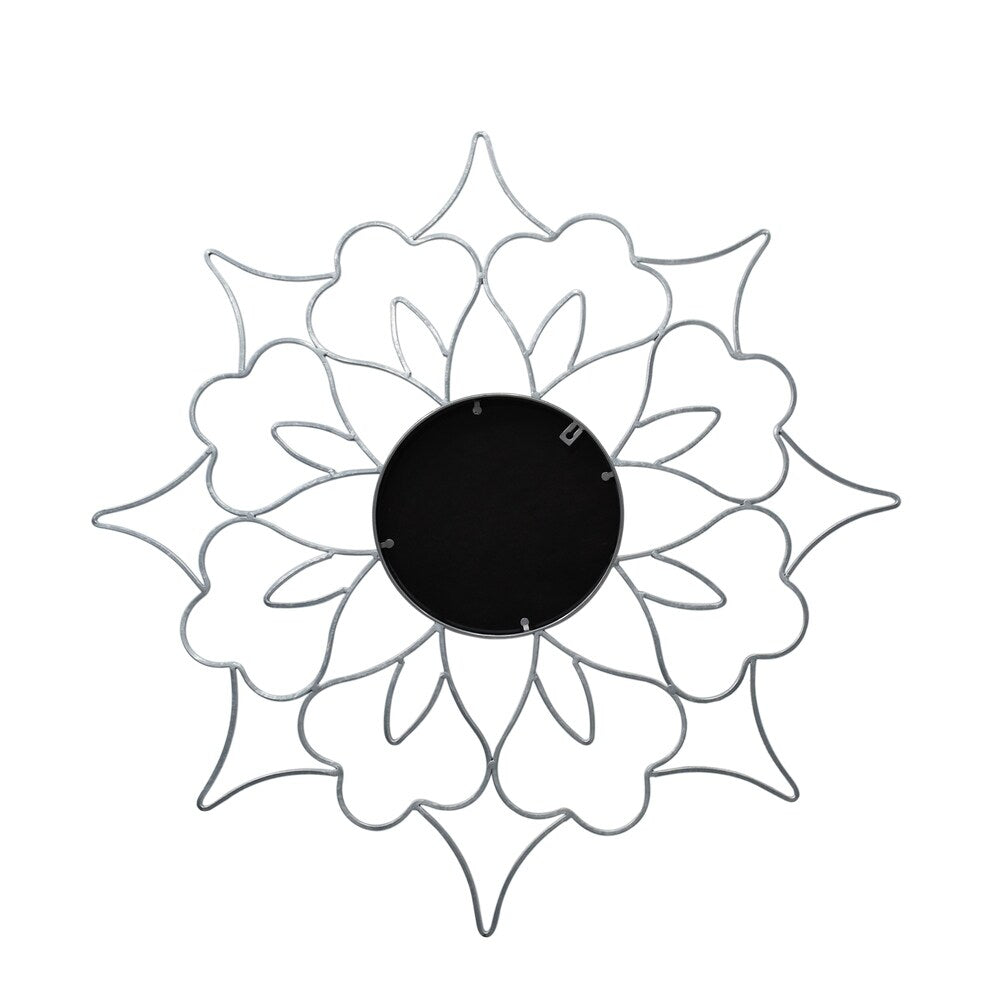 Lorcan Flower Wall Mirror by Christopher Knight Home