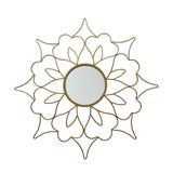 Lorcan Flower Wall Mirror by Christopher Knight Home