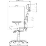 Lorell ErgoMesh Series High-Back Mesh Chair