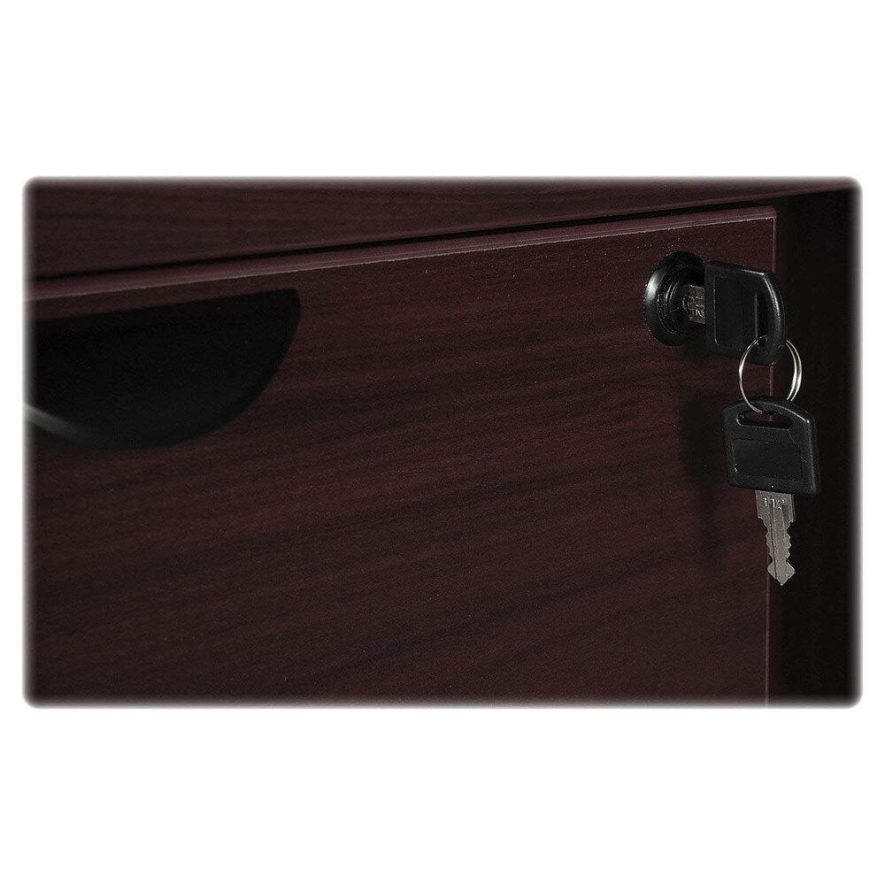 Lorell Prominence 79000 Series Espresso Pedestal Desk