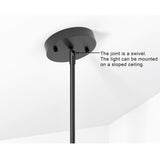 Lorena Sputnik 11-Light Chandelier in Black and Gold Finish
