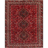 Lori Oriental Tribal Vinatge Hand Knotted Wool Persian Area Rug - 9'9" x 6'11"