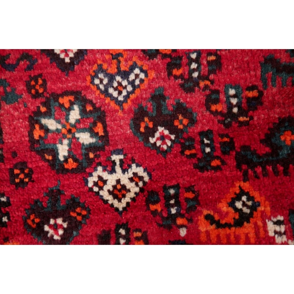 Lori Oriental Tribal Vinatge Hand Knotted Wool Persian Area Rug - 9'9" x 6'11"