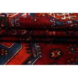 Lori Shiraz Hand Knotted Vintage Persian Area Rug Geometric Carpet - 8'0" x 5'0"
