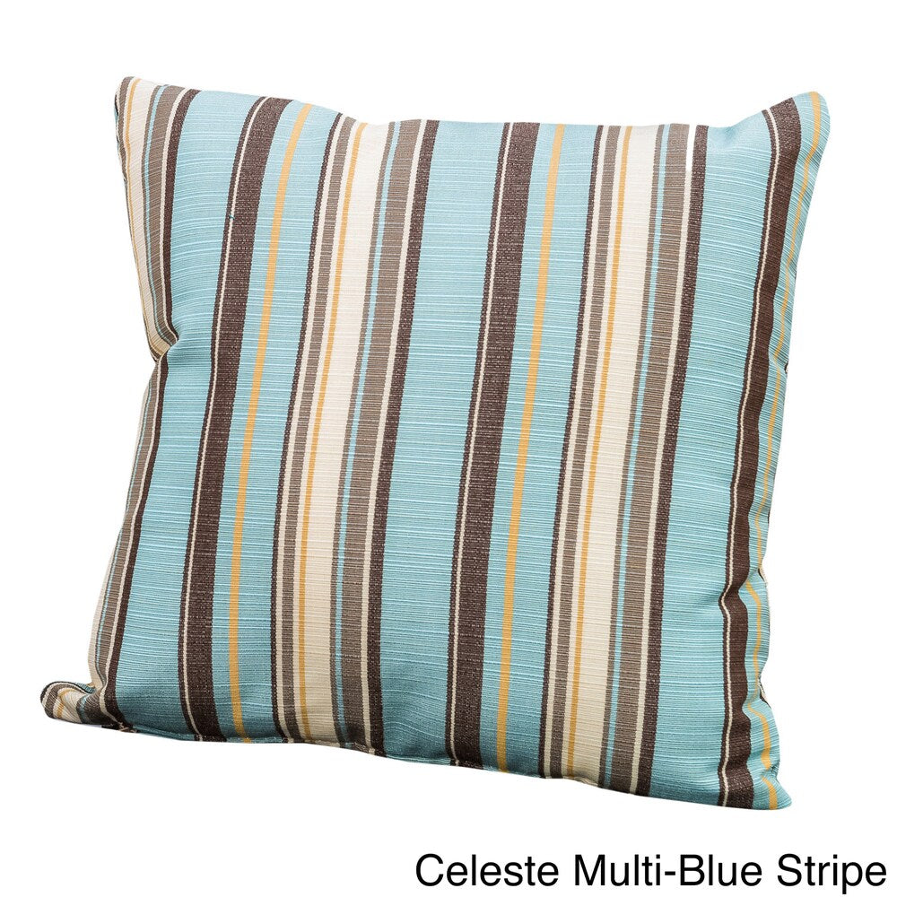 Lorie Canvas Sunbrella Throw Pillow by Christopher Knight Home