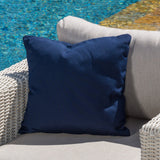 Lorie Canvas Sunbrella Throw Pillow by Christopher Knight Home