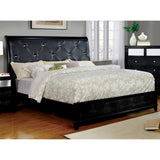Furniture of America Nazy Contemporary Leatherette Tufted Panel Bed