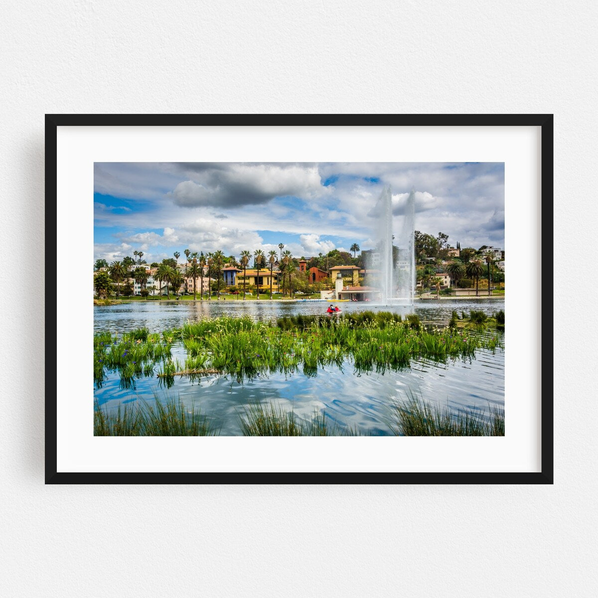 Los Angeles California Echo Park Lake Photography Art Print/Poster