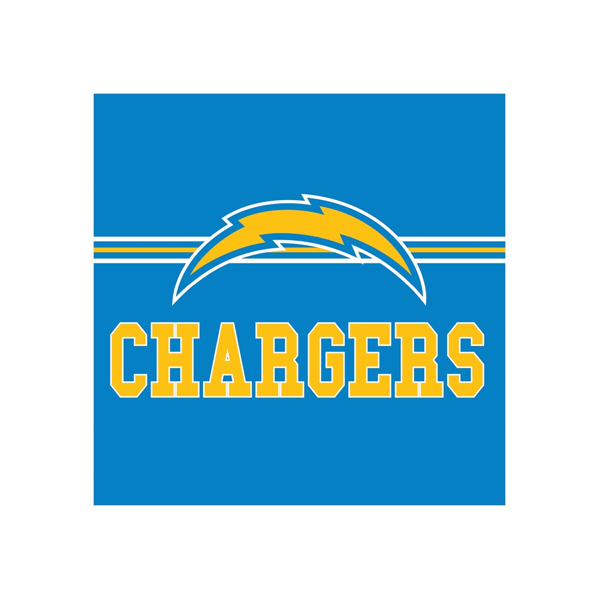 Los Angeles Chargers Foam Core Wall Decor