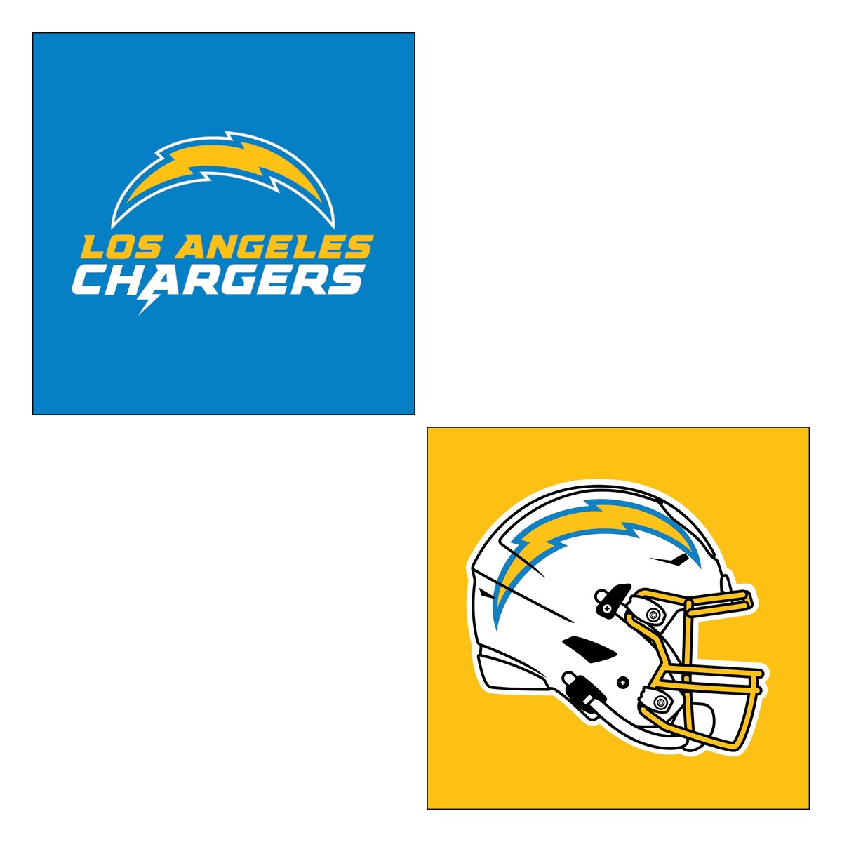Los Angeles Chargers Foam Core Wall Decor