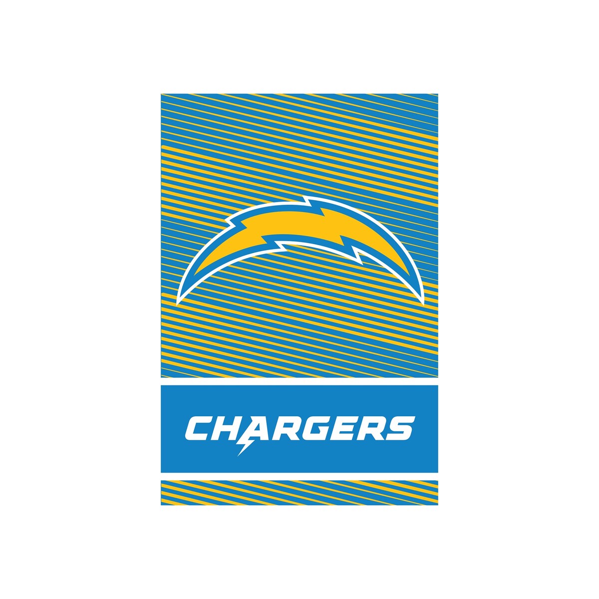 Los Angeles Chargers Foam Core Wall Decor