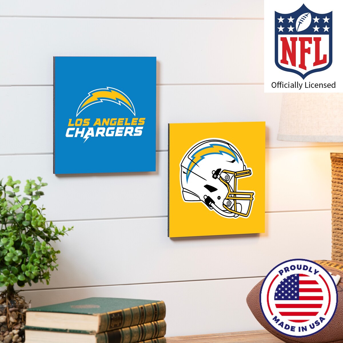 Los Angeles Chargers Foam Core Wall Decor