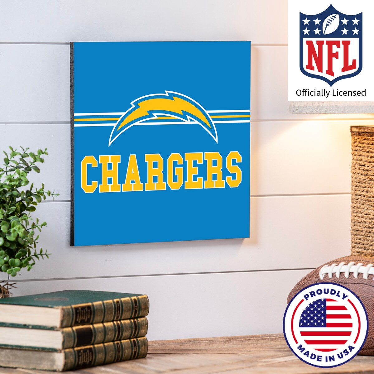 Los Angeles Chargers Foam Core Wall Decor
