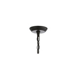Lotus 19.5" 10-Light Adjustable Iron Modern Industrial Sputnik LED Chandelier, Black by JONATHAN Y