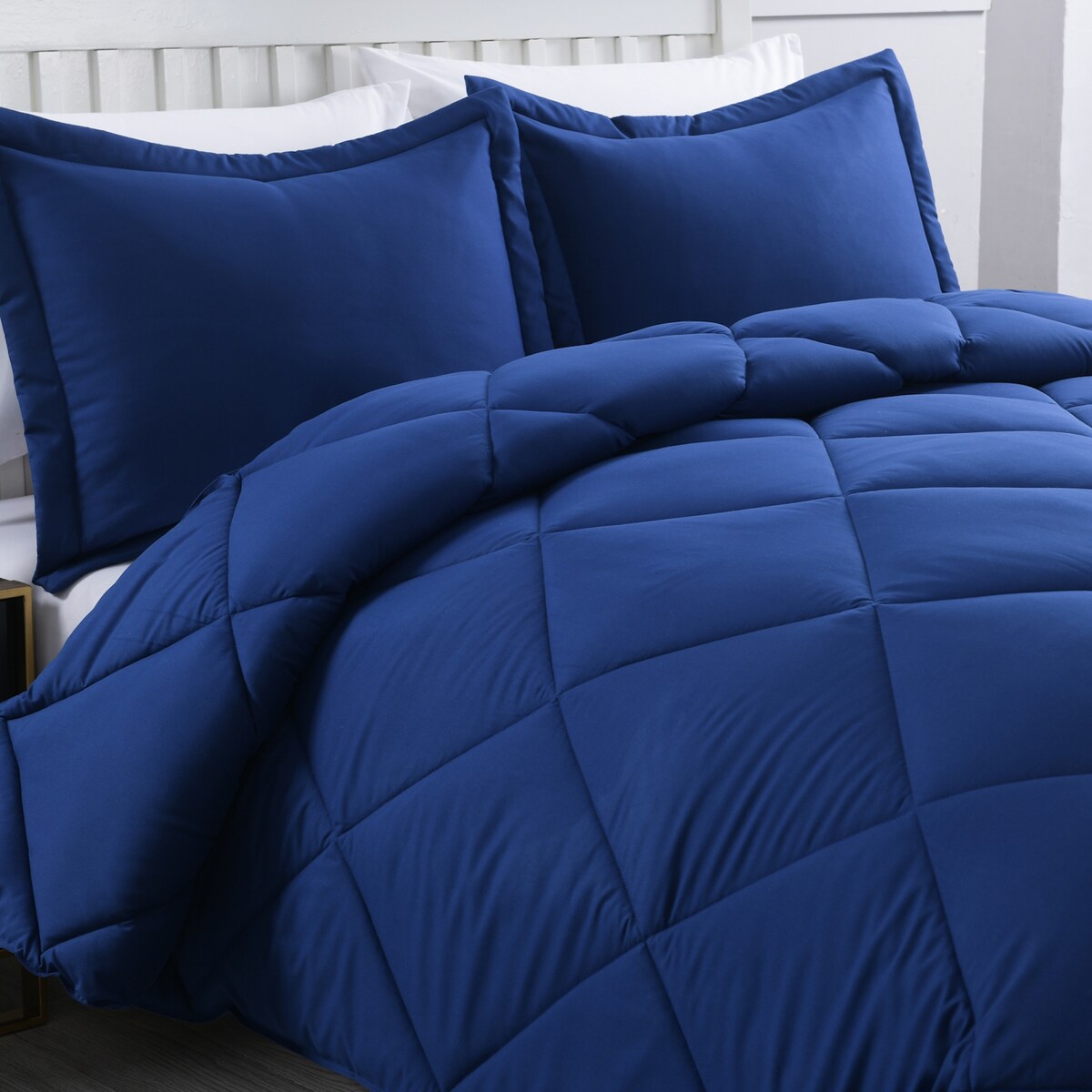 Stayclean Bacteria Inhibiting Diamond Stitch Comforter Set